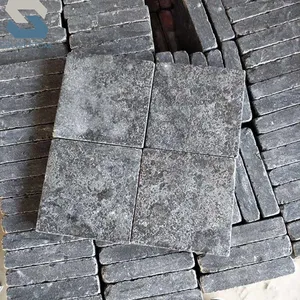 Hot sale cheap price 10x10cm tumbled bluestone pavers bricks for sale