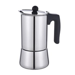 <span class=keywords><strong>Cafetera</strong></span> Espresso de Acero Inoxidable con Válvula de Seguridad, <span class=keywords><strong>Cafetera</strong></span> <span class=keywords><strong>Italiana</strong></span> Moka para Inducción, Gas y Eléctrica - Product Image 2