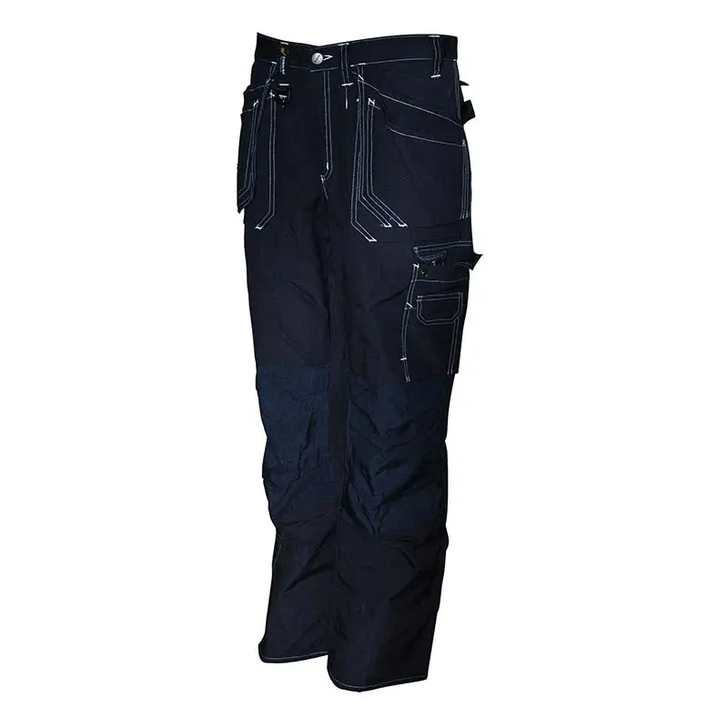 Pantalon de combat au style cargo pour hommes, pantalon de travail de haute qualité, bleu foncé, constructeur,