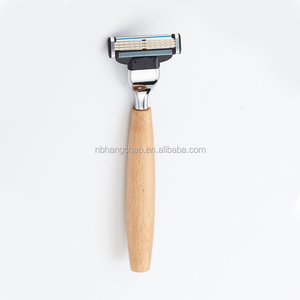 De Madera navaja x hoja de afeitar encuentro <span class=keywords><strong>mach</strong></span> <span class=keywords><strong>3</strong></span> de la cabeza - Product Image 3