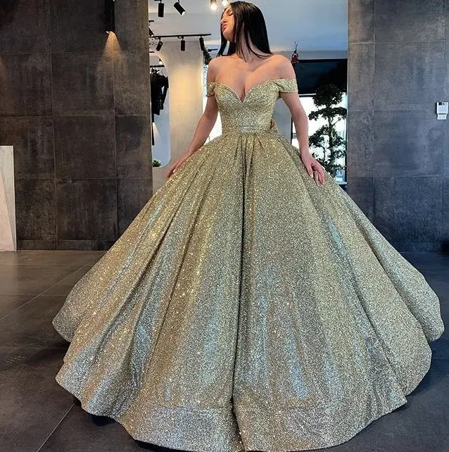 Robe de soirée à paillettes, luxueuse, tenue de bal formelle, européen