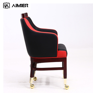 Spécial Personnalisé Poker Tabourets Assise Et Dossier Avec Mousse Moulée Casino Tabourets Dorés Roulettes Poker Sièges - Product Image 6