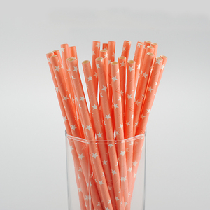 Varias ocasiones biodegradable de pajitas de papel envuelto individualmente de la burbuja de té de pajitas de papel - Product Image 1