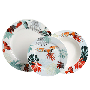 Casa vajilla elegante bosque pájaro vajilla de cerámica de la placa de la cena conjuntos - Product Image 1