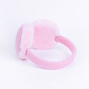 Hecho <span class=keywords><strong>de</strong></span> alta calidad a medida rosa <span class=keywords><strong>de</strong></span> punto cálido invierno orejera - Product Image 3