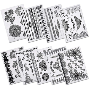 De no tóxico de estilo de moda India personalidad <span class=keywords><strong>Henna</strong></span> cuerpo etiqueta engomada del tatuaje <span class=keywords><strong>temporal</strong></span> - Product Image 1