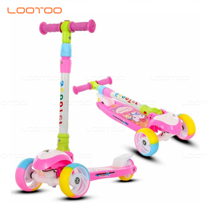 Escuter para niños venta en china multifuncional de 3 ruedas de 3 años Niño scooter 2019 para la escuela de los niños muchacho con luz led - Product Image 2
