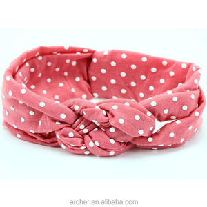 Bébé Filles Nouveau <span class=keywords><strong>Turban</strong></span> Bain Bandeau Petit Élastique Arc Tête Wrap Noué Bandeaux - Product Image 5