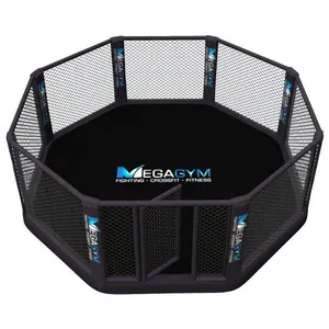 LinyiQueen MMA UFC Octagon Cage Kích Thước Tùy Chỉnh Logo Taekwondo Karate Đấu Vật Judo MMA Lồng