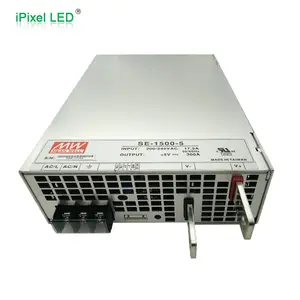 Ingebouwde afstandsbediening AAN-UIT controle Meanwell 5 V 1500 W led voeding SE-1500-5