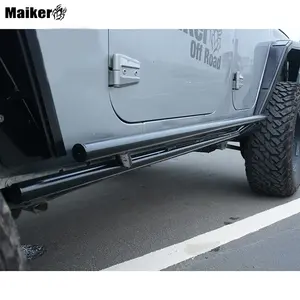 New car 4 Doors running board for jeep wrangler JK/JL 2018 cobra series running guards for JK unlimited rock sliders