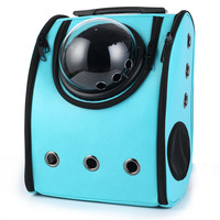Hoge kwaliteit ademend astronaut mode tas ruimte capsule airline goedgekeurd rugzak pet carrier opvouwbaar voor hond kat