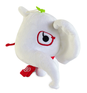 Personnalisé blanc éléphants en peluche jouets enfants cadeaux jouets - Product Image 5