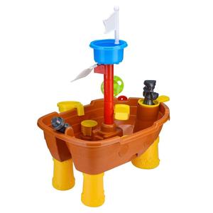Tavola di acqua per i più piccoli, 2 in 1 <span class=keywords><strong>sabbia</strong></span> e acqua gioco tavolo <span class=keywords><strong>con</strong></span> <span class=keywords><strong>la</strong></span> nave pirata <span class=keywords><strong>sabbia</strong></span> stampi strumenti all'aperto <span class=keywords><strong>spiaggia</strong></span> giocattolo per i bambini - Product Image 2
