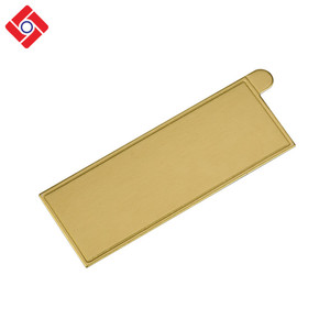 Faite <span class=keywords><strong>sur</strong></span> commande de Partie Décoratif Noir 1mm Mini Rectangle Dessert Papier Gâteau Des Plinthes - Product Image 2