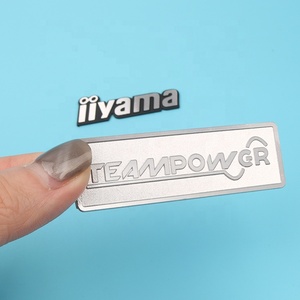 Tùy chỉnh Nhãn 3D Logo 3 M Tự dính Sticker Ủng Hộ Die Cast Nhôm Tấm Huy Hiệu Biểu Tượng cho Thiết Bị Điện Tử - Product Image 5