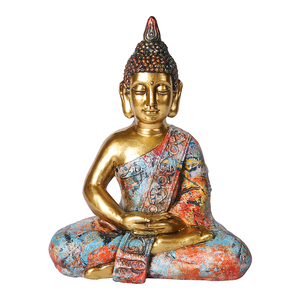 De fibra de vidrio de Navidad auténtica gran polyresin estatua de Buda - Product Image 6
