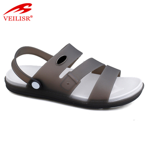 Sandalias para hombre goma PVC transparente suela <span class=keywords><strong>EVA</strong></span> playa verano exterior - Product Image 2