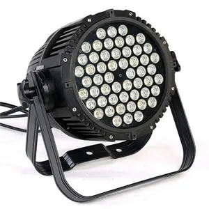 防水 led par 灯舞台 54x3 w led par 灯洗 rgbw IP65 dmx led par 灯