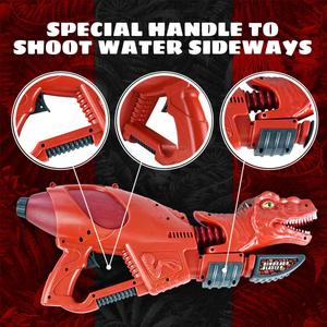 Pistola de agua de juguete de dinosaurio grande-Diseño de <span class=keywords><strong>T</strong></span>-<span class=keywords><strong>Rex</strong></span> de plástico duradero, remojo de agua potente y portátil para niños y niñas - Product Image 6