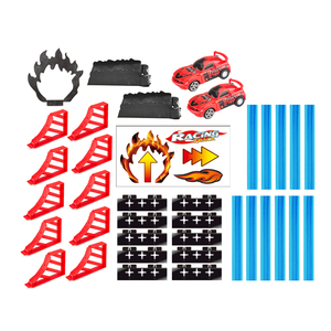 DIHUA Jouet <span class=keywords><strong>Circuit</strong></span> de course infini avec véhicules à rétrofriction pour garçons, ensemble de jeu interactif pour enfants, cadeau pour intérieur et extérieur - Product Image 4
