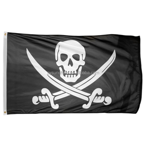 3*5 pies Deadman pecho bandera pirata Tricorner nave Banner Pennant nueva Jolly Roger muerto - Product Image 2
