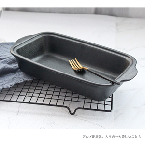 Los fabricantes de 8/10 pulgadas de alta calidad moderna empuñadura simple negro queso cazuela plato de <span class=keywords><strong>porcelana</strong></span> - Product Image 1