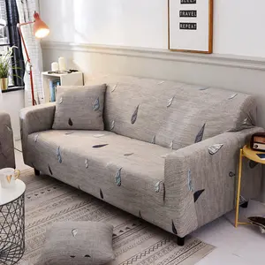 Durable Super Soft High Stretch Jacquard Sofa Slipcover Couch Covers Furniture Protector Machine Washable Spandex Cover