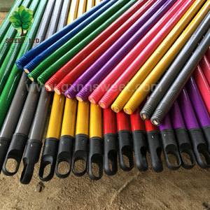 Outdoor pvc coated wooden <strong>brooms</strong> with long <strong>handle</strong> home /garden/hotel/lobby/outdoor/road wooden broom handle wood SWEET <strong>for</strong> <strong>decorated</strong> brooms