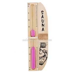 <span class=keywords><strong>Sablier</strong></span> <span class=keywords><strong>en</strong></span> bois de cèdre rouge massif pour sauna, 15 minutes, vapeur sèche - Product Image 3