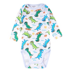 Variopinto Del Fumetto Del Modello 100% Cotone Morbido E Traspirante <span class=keywords><strong>Neonato</strong></span> <span class=keywords><strong>Pagliaccetti</strong></span> Del Bambino - Product Image 4