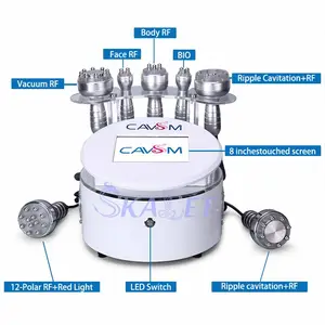 Портативный cavism похудеть ультразвуковой вакуумной кавитации системы Rf оборудование био для похудения 5in1 Красота машины