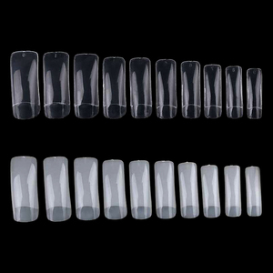 Vente chaude Faux Ongles Conseils Corée 500 pcs/sac Blanc Clair Naturel Ongles Français - Product Image 4