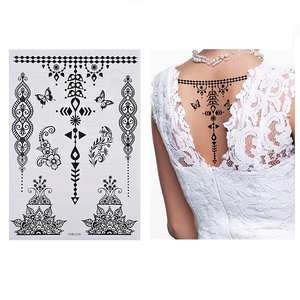 De no tóxico de estilo de moda India personalidad <span class=keywords><strong>Henna</strong></span> cuerpo etiqueta engomada del tatuaje <span class=keywords><strong>temporal</strong></span> - Product Image 4