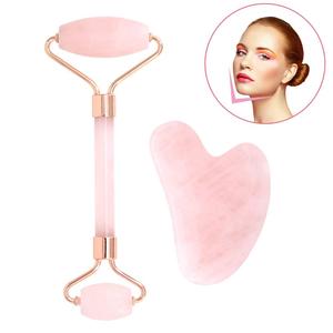 Rouleau de Jade <span class=keywords><strong>Gua</strong></span> <span class=keywords><strong>Sha</strong></span> Grattage Outil de Massage Anti-âge 100% Faciale naturelle Jade Pierre D'oeil de Visage <span class=keywords><strong>Cou</strong></span> Beauté - Product Image 1