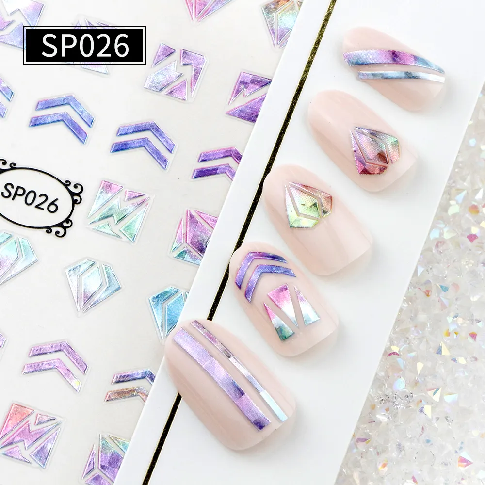 Nail art 2020 Kleine Größe Einfache Design Nagel Produkt Legierung Nagel Aufkleber Mit Hohe Shinning Strass