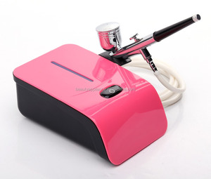 Airbrush makeup kit with mini air compressor for cake decoration painting fingernail temporary tatto hobby art (BDA69300) - Product Image 1