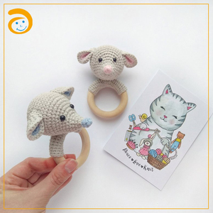 <span class=keywords><strong>Anneau</strong></span> de <span class=keywords><strong>dentition</strong></span> tricoté en bois, fait à la main, pour bébé, jouet de <span class=keywords><strong>dentition</strong></span>, accessoire en coton <span class=keywords><strong>naturel</strong></span>, 10 pièces - Product Image 4
