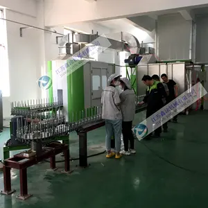 Customized Automatic Flocking Production Line with Gluing system, Drying oven for Lip Brush