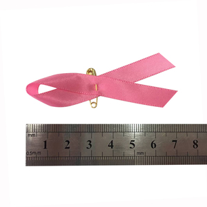 100% polyester 3 pouces <span class=keywords><strong>rose</strong></span> satin simple face <span class=keywords><strong>ruban</strong></span> écologique de sensibilisation au <span class=keywords><strong>cancer</strong></span> du sein - Product Image 2