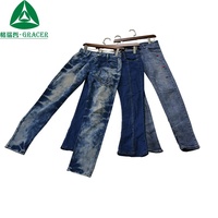 Guangdong utilisé dames jean pantalon Gracer marque propre tenue décontracté été importation vêtements quantité minimale de commande 45kg