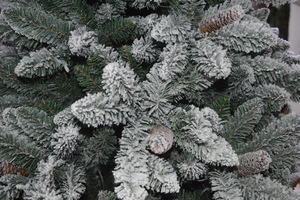 High Class PVC Flocked <strong>Christmas</strong> <strong>Tree</strong> Pre Lit <strong>Snowy</strong> Xmas <strong>Trees</strong> with LED Lights