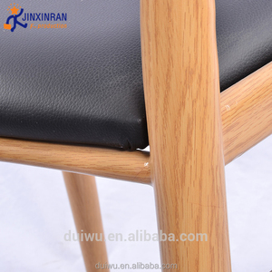 Style nordique en bois salle de réunion chaise salle à manger chaise - Product Image 4