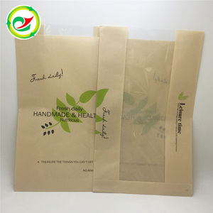 Alimentos Ecológicos embalaje personalizado impreso pan bolsa de papel para pan hecho en casa - Product Image 1