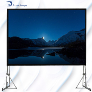 <span class=keywords><strong>100</strong></span> <span class=keywords><strong>pulgadas</strong></span> 16 9 multimedia piso rápido plegable proyector y pantalla/tela Pantalla de proyector - Product Image 1