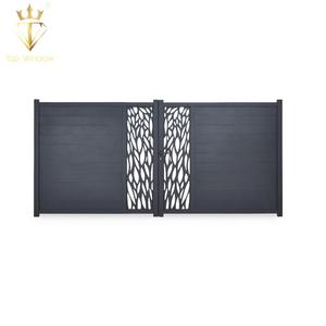 Clôture coulissante en aluminium moulé pour jardin, design moderne, barrière à lattes, profil coulissant artistique, portail en aluminium pour la Malaisie - Product Image 5