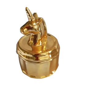Caballo joyería caja de almacenamiento de cerámica para la decoración de la casa - Product Image 1