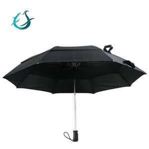 27 pulgadas viento tela sólida <span class=keywords><strong>2</strong></span> paraguas de golf plegable - Product Image 1