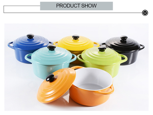 Diferente color <span class=keywords><strong>mini</strong></span> <span class=keywords><strong>cocotte</strong></span> utensilios de cocina para microondas - Product Image 2