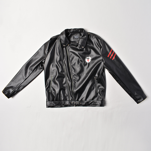 Veste en cuir pour hommes harley davidson wwe <span class=keywords><strong>goldberg</strong></span> noir café racer motard - Product Image 1